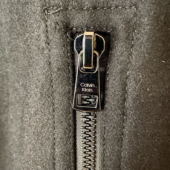 Calvin Klein Bomber Jacket Black XL - Picture 3 of 12